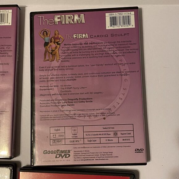 The Firm DVDs Lot Of 4 Ab Sculpt, Cardio Sculpt, Max Cardio Burn, Ball - Picture 6 of 11